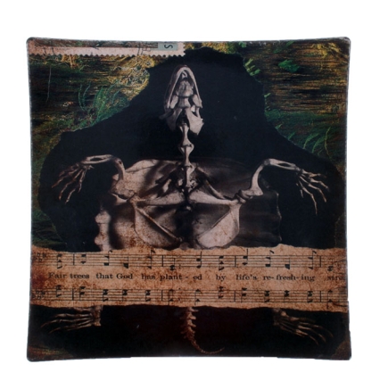 Poly plate, mix designs, 24X24X2CM(1X30)