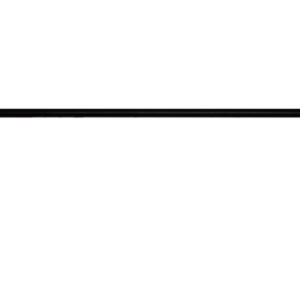 Black Curtain rod - extensible, 110 to 215 cm. (1/